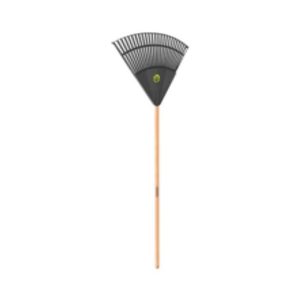 Plastic Lawn/Leaf Rake 30 Teeth - Black