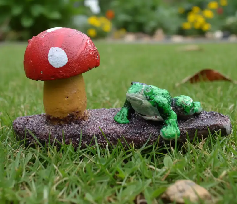 Mushroom with Frog