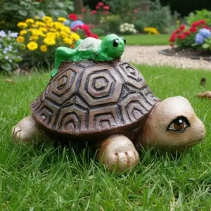 Tortoise with Frog