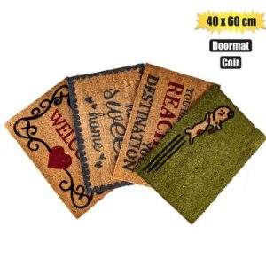 Doormat Coir Assorted Designs 40x60cm