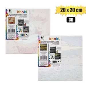 Art & raft Paint By Numbers 3D 20x20cm