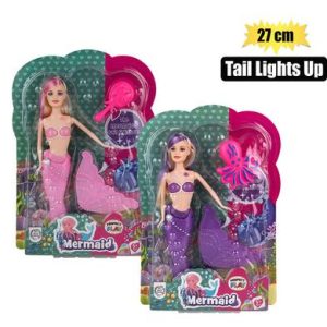 Doll Mermaid Light Up Tail 27cm
