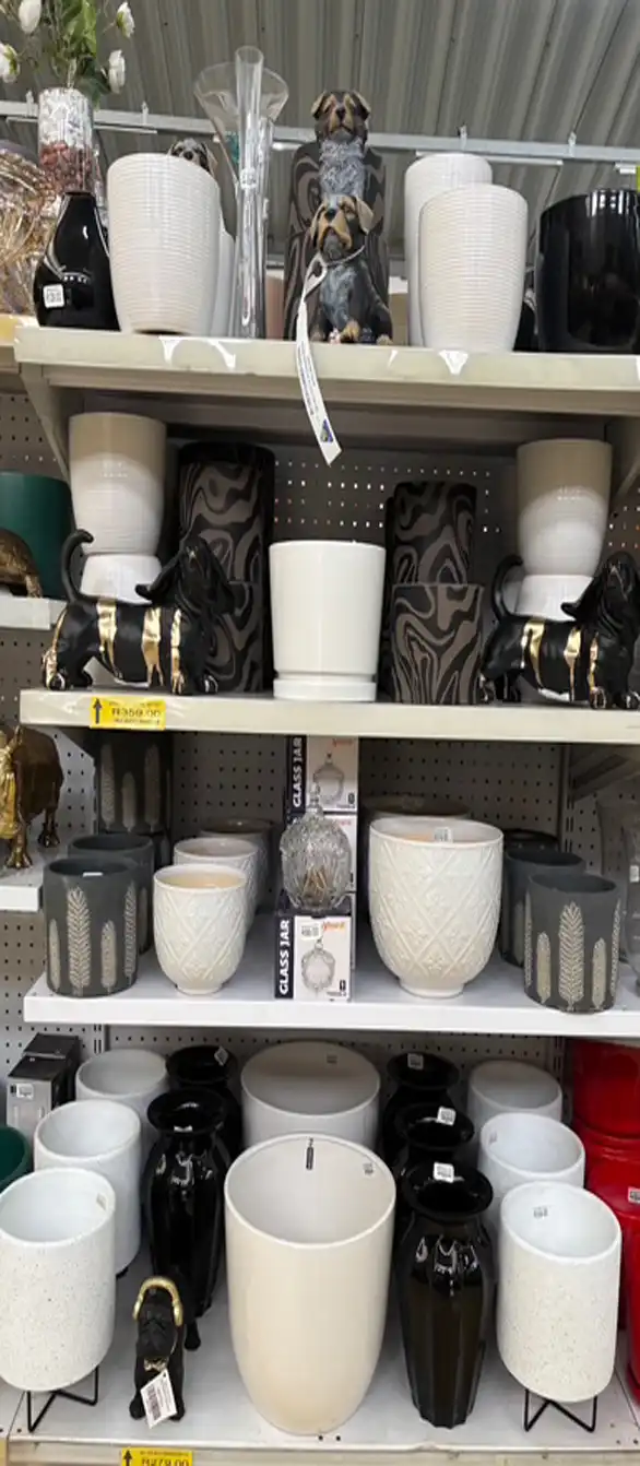 Products on display at indigo nursery