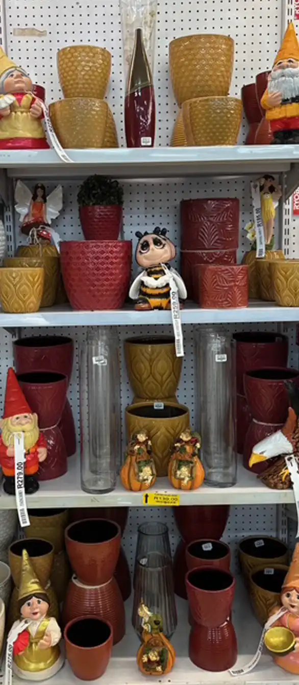 Products on display at indigo nursery