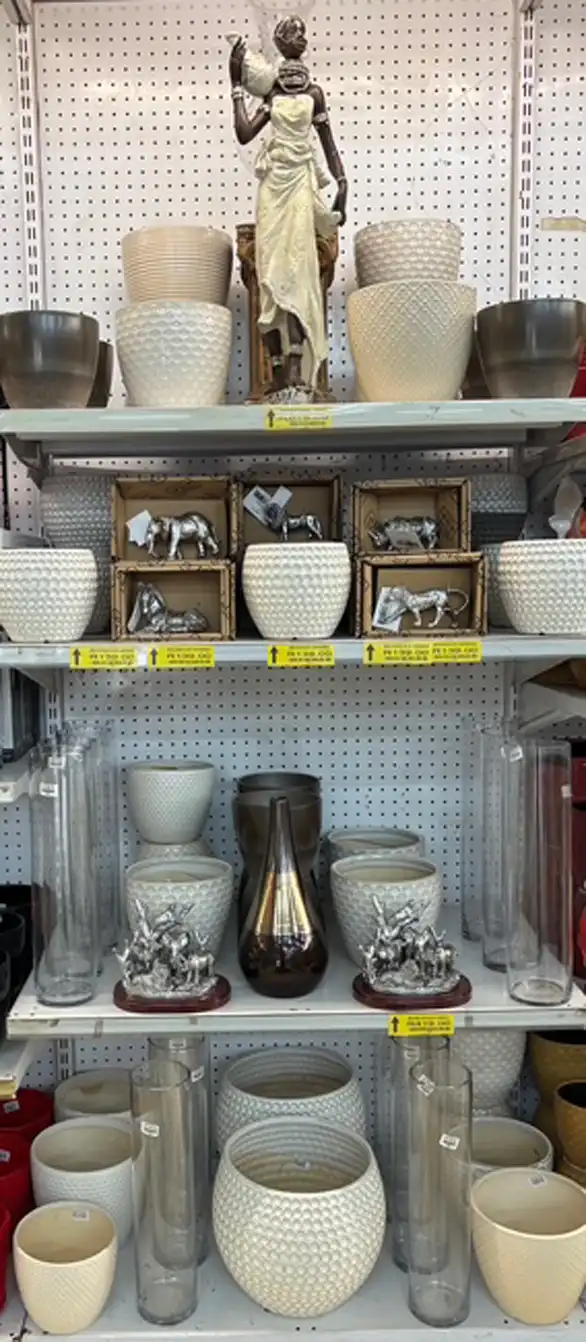 Products on display at indigo nursery