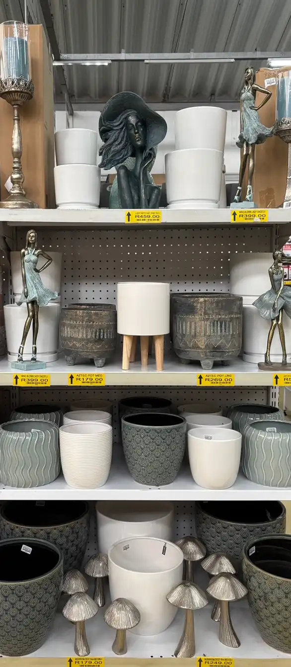 Products on display at indigo nursery